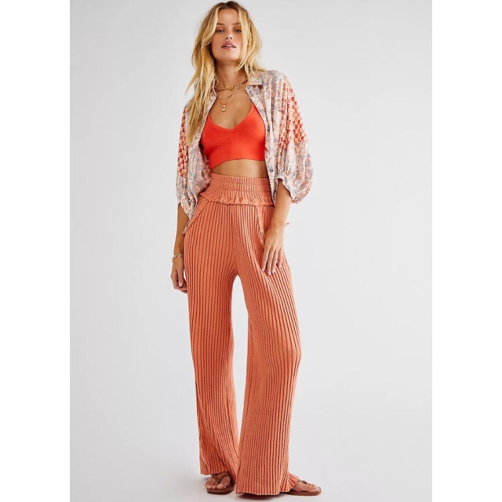 Free People Serena Pants Sweet Cinnamon
